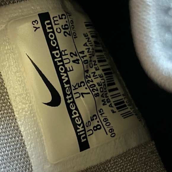 Nike Zoom Hyperrev 2016 Wolf Gray Wrap Sneaker Size 8.5 - Picture 7 of 7